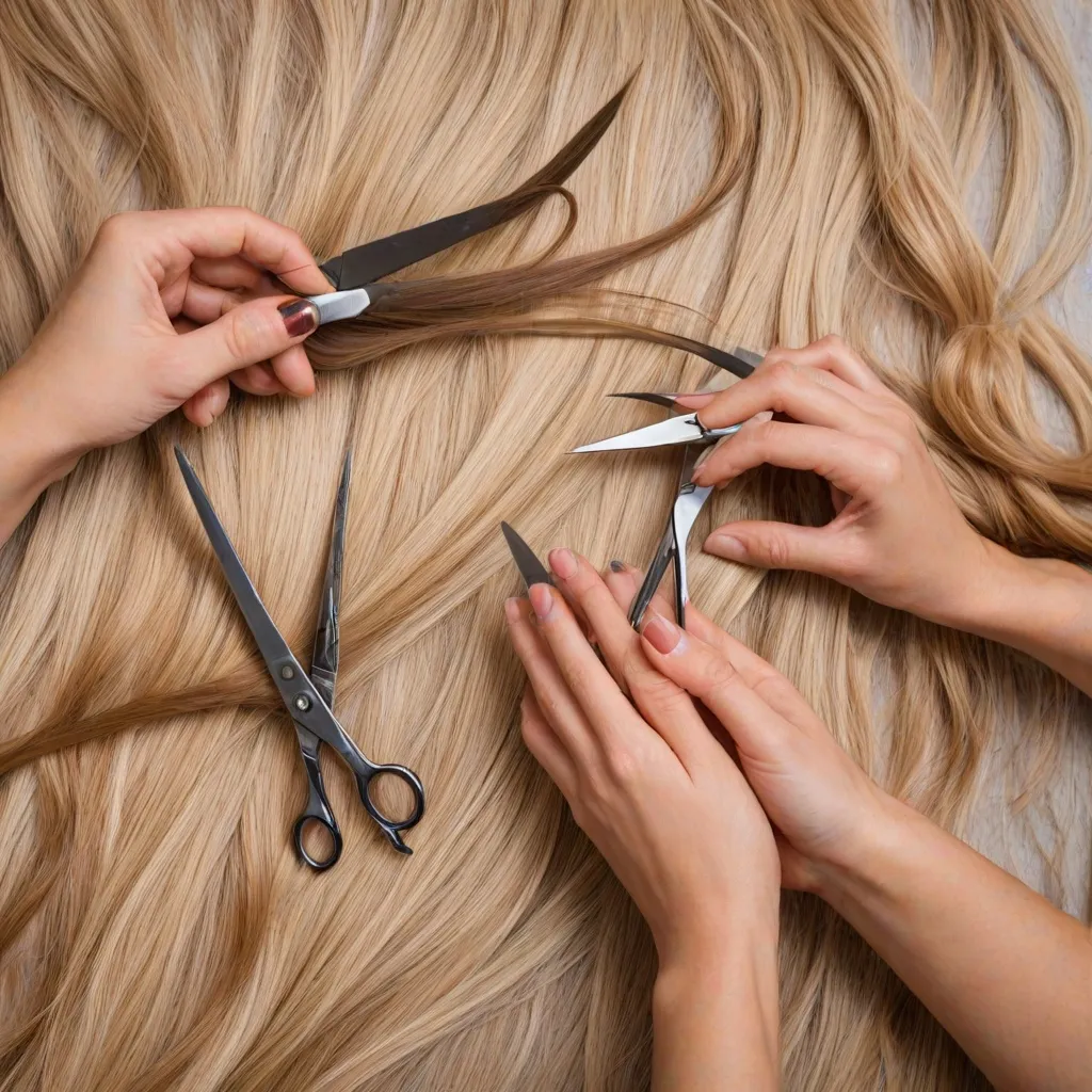 Jak obciąć długie włosy żeby się ładnie układały?